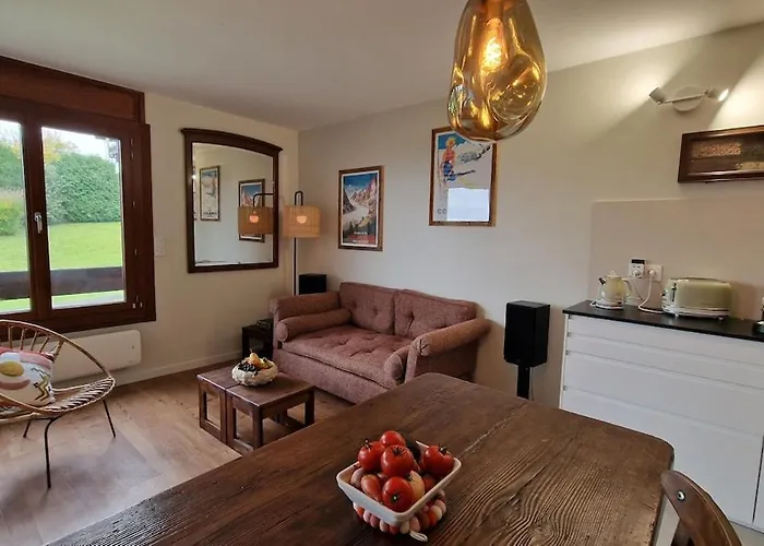 Cristaux Studio, With View To Mont Blanc Combloux