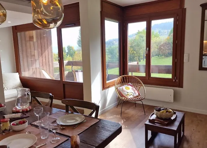 アパート Cristaux Studio, With View To Mont Blanc コンブルー